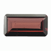 Rhodolite Garnet Faceted Raspberry Red Baguette   12.0X6.1mm  VV
