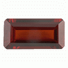 Rhodolite Garnet Faceted Raspberry Red Baguette   13.0X7.6mm  VV