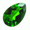 6x4 mm Green Pear Chrome Diopside in AAA Grade