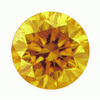 100 Ct Twt Golden Sapphire Round 2 To 2.5 mm AAA Grade