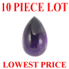 8x5 mm Pear Cabochon Amethyst AAA Grade 10 pc Lot