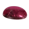 5x3 mm Oval Cabochon Rubellite 5 piece Lot A Grade