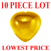 8 mm Heart Cabochon Citrine AAA Grade 10 pc Lot