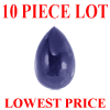 6x4 mm Pear Cabochon Iolite AAA Grade 10 pc Lot