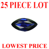 4.5x2 mm Marquise Faceted Blue Sapphire 25 piece Lot AA Grade