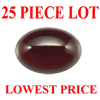 7x5 mm Oval Cabochon Garnet 25 piece Lot AAA Grade