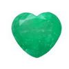 9 mm Heart Emerald in AA Grade
