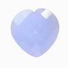 30 mm American blue Heart Shape Chalcedony in AAA grade
