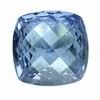 6x6 mm English Blue Antique Cushion Topaz in AAA Grade