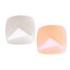 7 mm White/Peach Cushion Crystal in AAA grade