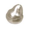 10x8 mm Oval Pink Cultured Pearl in AA grade Half Drilled