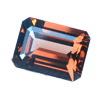 21 x 17 mm Facetted Octagonal Raspberry Red Garnet