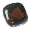 7 mm Square Rhodolite Cabochon in AAA Grade