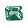 6x6 mm Octagon Checker Board Teal Green Topaz in AAA Grade