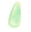 25 x 18 mm Faceted Drop Bead Green Agate