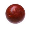 14 mm Reddish Brown Round Coral Bead in AAA grade