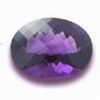6x4 mm Roll Top Oval Amethyst in AAA Grade