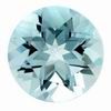 2 mm Round Shape Aquamarine in AA Grade