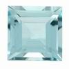 6 mm Square Shape Aquamarine in A Grade