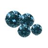 8.56 Cts twt. Blue Diamond Lot size 3-4 mm