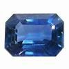 5x5 mm Emerald Cut Blue Sapphire in AA Grade