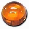 8 mm Round Citrine Cabochon in AAA Grade