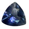 4 mm Trillion shape Checker board Violet Blue Iolite
