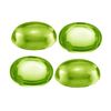 100 Ct Oval Cabochon Peridot Lot Size 5x3 mm AA Grade