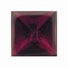 6 mm Buff Top Square Rhodolite in A Grade