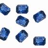 6.60 Carat Octagon Blue Sapphire Lot size 5x3 mm