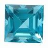 9 mm Square Shape Swiss Blue Topaz in AAA Grade