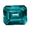 6x4 mm Octagonal Blue Tourmaline in AA grade