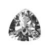 12 mm White Trillion Quartz in AAA Grade