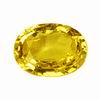 10x8 mm Oval Yellow Sapphire in A Grade