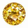 2.75 mm Round Yellow Sapphire in AA Grade